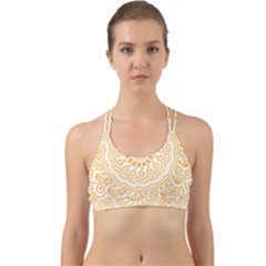 Mandala T- Shirtmandala Flower T- Shirt Back Web Sports Bra by maxcute