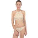 Mandala T- Shirtmandala Flower T- Shirt Racer Front Bikini Set View1