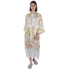 Mandala T- Shirtsunshine Cabbage Leaf T- Shirt Maxi Satin Kimono by maxcute