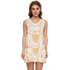 Mandala T- Shirtsunshine Cabbage Leaf T- Shirt Tiered Sleeveless Mini Dress by maxcute