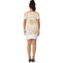 Mandala T- Shirtsunshine Cabbage Leaf T- Shirt Fitted Knot Split End Bodycon Dress View4