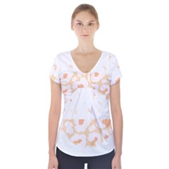 Medical Secretary T- Shirt Medical Secretary Appreciation T- Shirt Short Sleeve Front Detail Top by maxcute