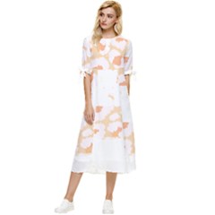 Medical Secretary T- Shirt Medical Secretary Appreciation T- Shirt Bow Sleeve Chiffon Midi Dress by maxcute