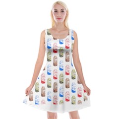 Milk T- Shirt Flavoured Milk Pattern T- Shirt Reversible Velvet Sleeveless Dress by maxcute