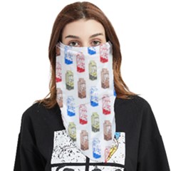 Milk T- Shirt Flavoured Milk Pattern T- Shirt Face Covering Bandana (triangle) by maxcute