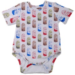 Milk T- Shirt Flavoured Milk Pattern T- Shirt Baby Short Sleeve Bodysuit