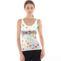 Mircobes T- Shirt Microbial Pattern T- Shirt Tank Top by maxcute