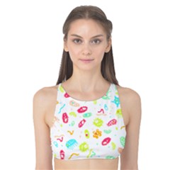 Mircobes T- Shirt Microbial Pattern T- Shirt Tank Bikini Top by maxcute