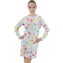 Mircobes T- Shirt Microbial Pattern T- Shirt Long Sleeve Hoodie Dress View1