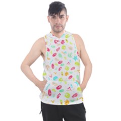 Mircobes T- Shirt Microbial Pattern T- Shirt Men s Sleeveless Hoodie by maxcute