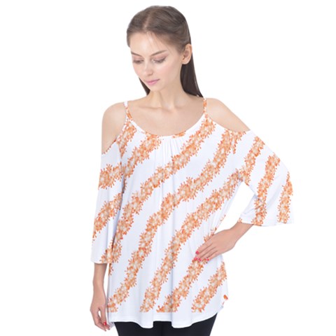 Orange Sparkle Glitter Art Lines T- Shirt Orange Sparkle Glitter Lines Art T- Shirt Flutter Tees by maxcute