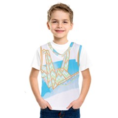 Origami Crane T- Shirt Origami Crane T- Shirt Kids  Basketball Tank Top by maxcute