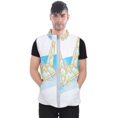 Origami Crane T- Shirt Origami Crane T- Shirt Men s Puffer Vest by maxcute