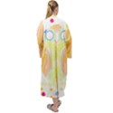 Owl Design T- Shirtowl T- Shirt Maxi Velour Kimono View2