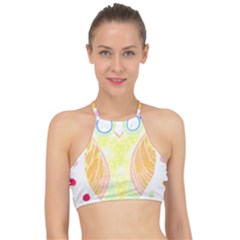 Owl Design T- Shirtowl T- Shirt Racer Front Bikini Top by maxcute