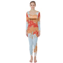 Painting T- Shirt Painting T- Shirt Long Sleeve Catsuit by maxcute