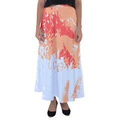 Painting T- Shirt Painting T- Shirt Flared Maxi Skirt by maxcute