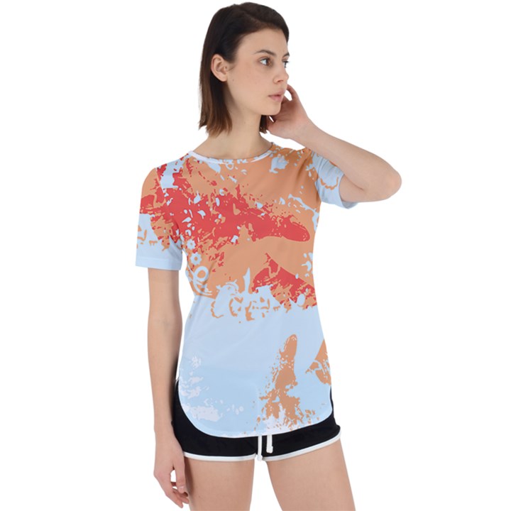 Painting T- Shirt Painting T- Shirt Perpetual Short Sleeve T-Shirt