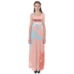 Painting T- Shirt Painting Empire Waist Maxi Dress by maxcute