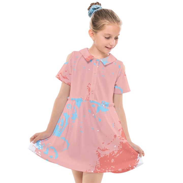 Painting T- Shirt Painting Kids  Short Sleeve Shirt Dress