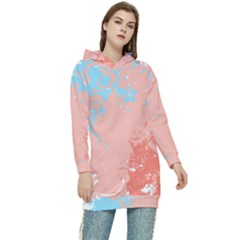 Painting T- Shirt Painting Women s Long Oversized Pullover Hoodie