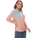 Painting T- Shirt Painting Zip Up Long Sleeve Blouse View3