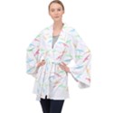 Pattern T- Shirt A K 47 Seamless Pattern T- Shirt Long Sleeve Velvet Kimono  View1