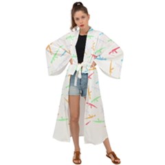 Pattern T- Shirt A K 47 Seamless Pattern T- Shirt Maxi Kimono by maxcute