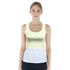 Pattern T- Shirt Abstract Geometric Repeat Leaf Pattern T- Shirt Racer Back Sports Top by maxcute