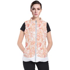 Pattern T- Shirt Autumn Peach Art Nouveau Pattern T- Shirt Women s Puffer Vest by maxcute