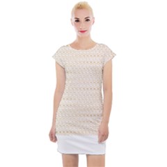 Pattern T- Shirt Circular Ring Patterns T- Shirt Cap Sleeve Bodycon Dress by maxcute