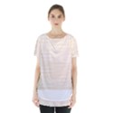 Pattern T- Shirt Circular Ring Patterns T- Shirt Skirt Hem Sports Top View1