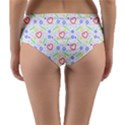 Pattern T- Shirt Corazones Coloridos T- Shirt Reversible Mid-Waist Bikini Bottoms View2