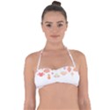 Pattern T- Shirt Cute And Spooky T- Shirt Halter Bandeau Bikini Top View1