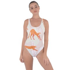 Pattern T- Shirt Hand Drawn Exotic Big Cat Cheetahs, Stretching, Running, Sitting And Walking On Abs Bring Sexy Back Swimsuit by maxcute