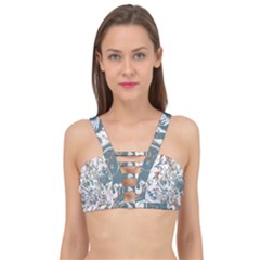 Pattern T- Shirt Magic Pattern Or Colour Waves T- Shirt Cage Up Bikini Top by maxcute