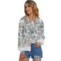 Pattern T- Shirt Magic Pattern Or Colour Waves T- Shirt Women s Long Sleeve Button Down Shirt View2