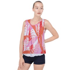 Pattern T- Shirt Magical Forest T- Shirt Bubble Hem Chiffon Tank Top by maxcute