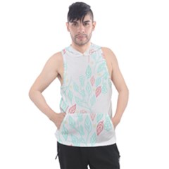 Pattern T- Shirt Pattern Floral T- Shirt Men s Sleeveless Hoodie by maxcute