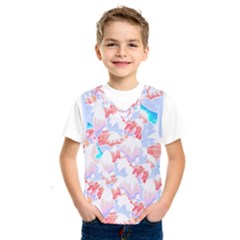 Pattern T- Shirt The Lakes And Peaks T- Shirt Kids  Basketball Tank Top