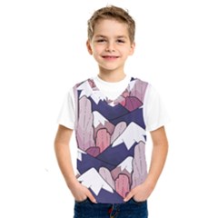 Pattern T- Shirt The Rocks And Peaks T- Shirt Kids  Basketball Tank Top