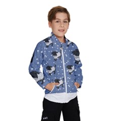 Pattern T- Shirt Winter Sweater Dog Pattern T- Shirt Kids  Windbreaker by maxcute