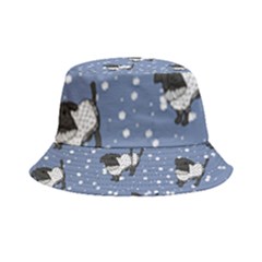 Pattern T- Shirt Winter Sweater Dog Pattern T- Shirt Inside Out Bucket Hat by maxcute