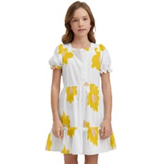 Pattern T- Shirt You Are My Sunshine T- Shirt Kids  Puff Sleeved Dress by maxcute