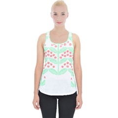 Pattern T- Shirtcoffee Flowers 1 T- Shirt Piece Up Tank Top by maxcute