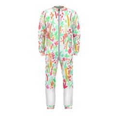 Pattern T- Shirtthe Watercolor Jungle Pattern 1 T- Shirt Onepiece Jumpsuit (kids) by maxcute