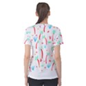 Pattern T- Shirtthe Watercolor Jungle Pattern 2 T- Shirt Women s Cotton Tee View2