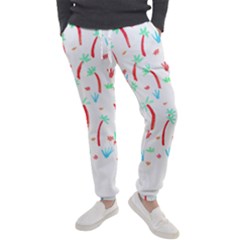 Pattern T- Shirtthe Watercolor Jungle Pattern 2 T- Shirt Men s Jogger Sweatpants by maxcute