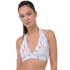 Pattern T- Shirtthe Watercolor Jungle Pattern 2 T- Shirt Halter Plunge Bikini Top by maxcute