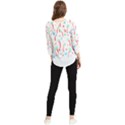 Pattern T- Shirtthe Watercolor Jungle Pattern 2 T- Shirt Chiffon Quarter Sleeve Blouse View2